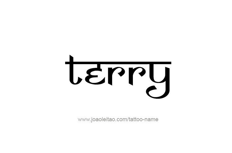Tattoo Design  Name Terry   