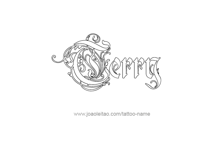 Tattoo Design  Name Terry   