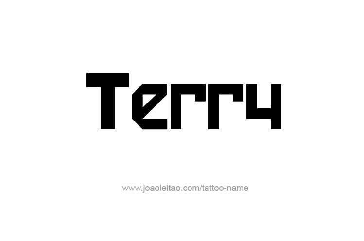 Tattoo Design  Name Terry   