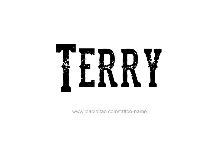 Tattoo Design  Name Terry   