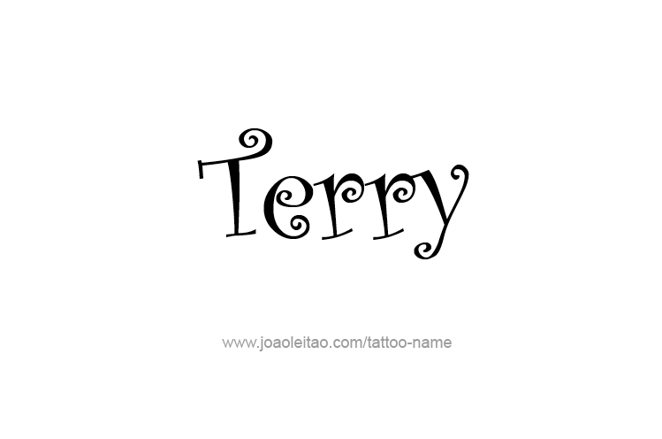 Tattoo Design  Name Terry   