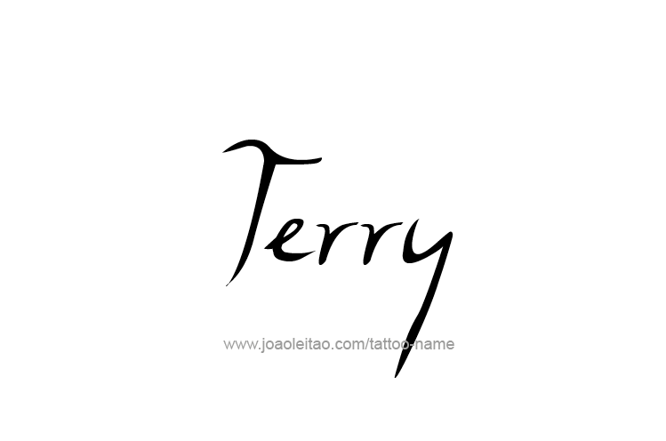 Tattoo Design  Name Terry   