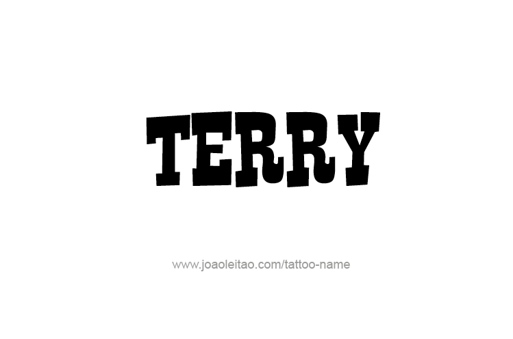 Tattoo Design  Name Terry   