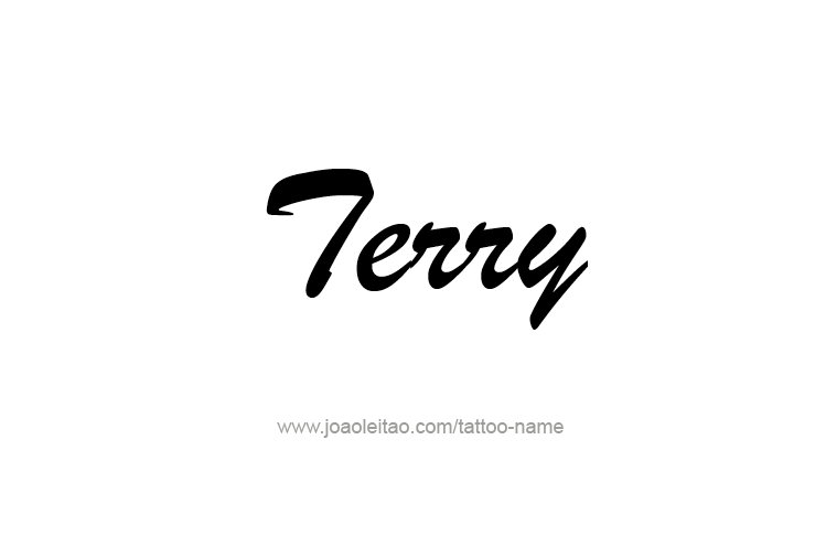 Tattoo Design  Name Terry   