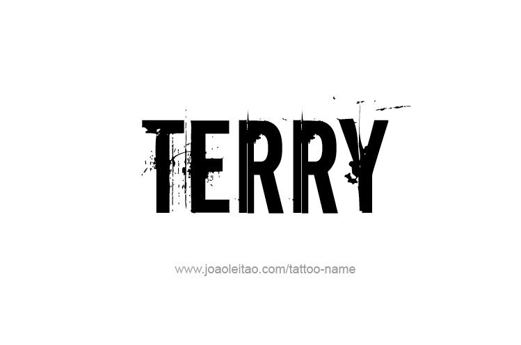 Tattoo Design  Name Terry