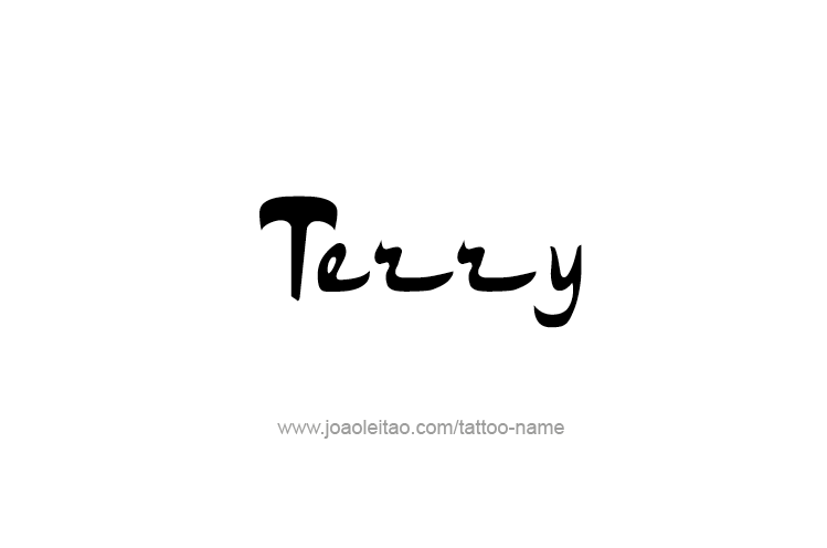 Tattoo Design  Name Terry   
