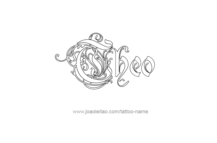 Tattoo Design  Name Theo   