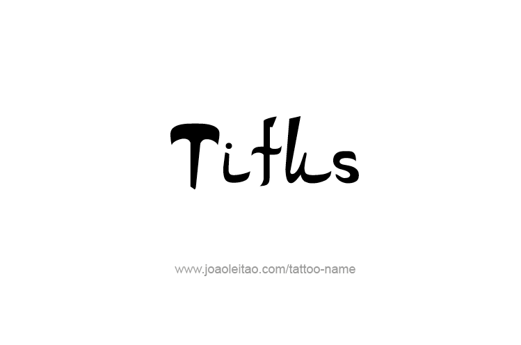 Tattoo Design  Name Titus   