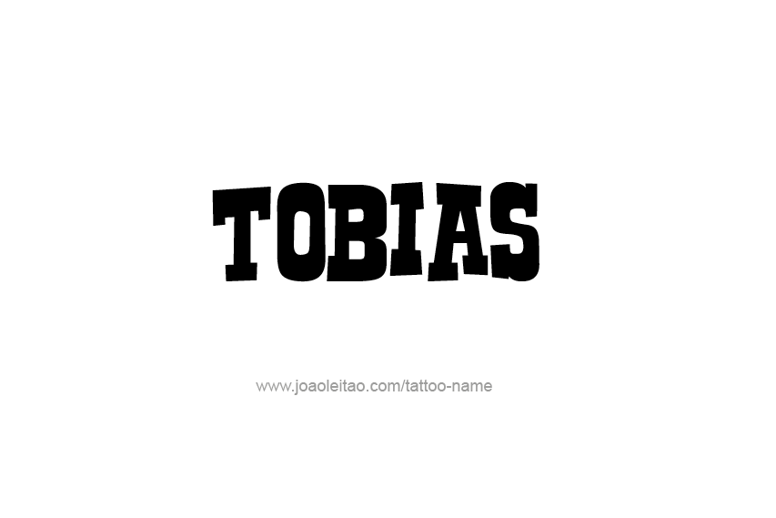 Tattoo Design  Name Tobias   