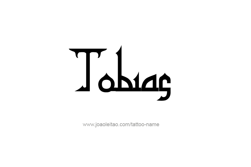 Tattoo Design  Name Tobias   