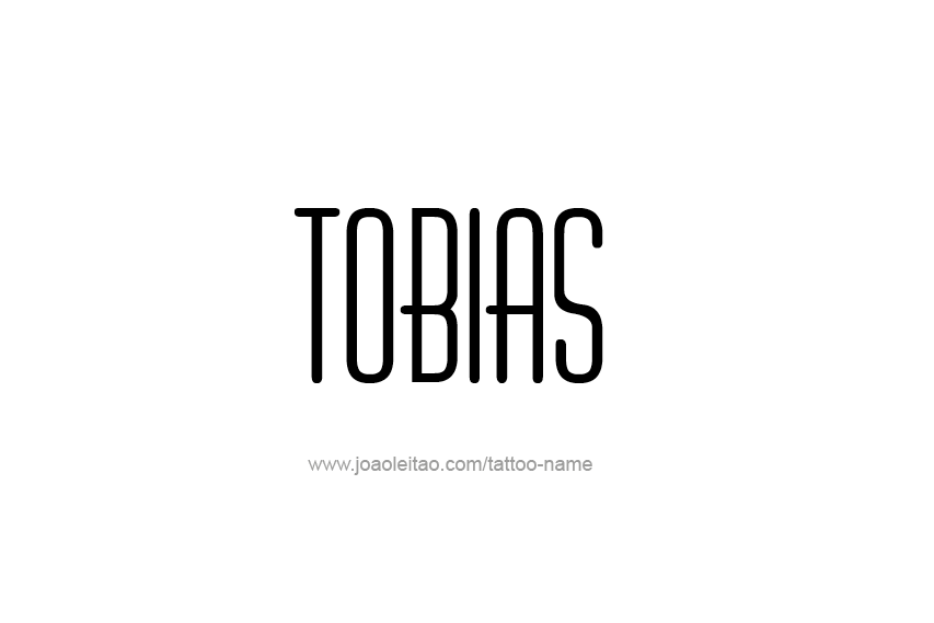 Tattoo Design  Name Tobias   