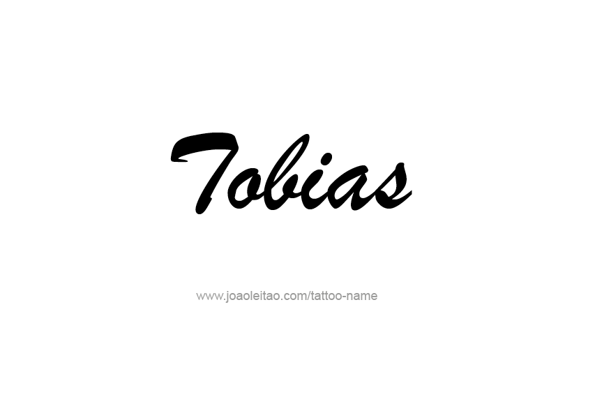 Tattoo Design  Name Tobias   