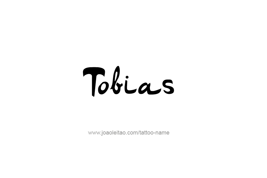 Tattoo Design  Name Tobias   