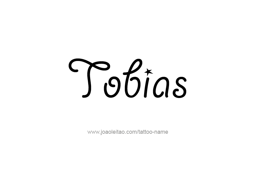 Tattoo Design  Name Tobias   