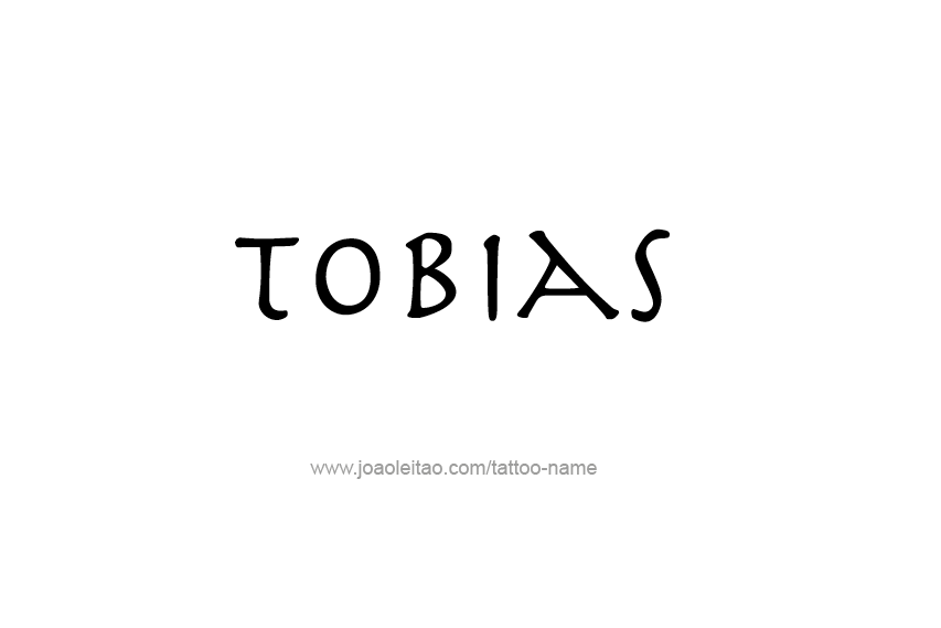 Tattoo Design  Name Tobias   