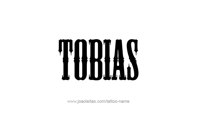 Tattoo Design  Name Tobias   