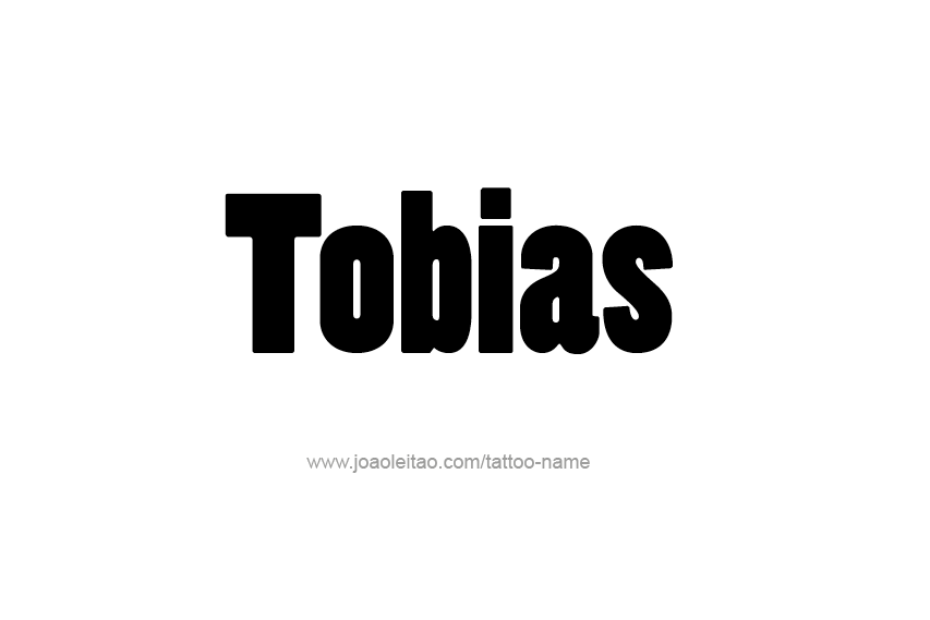 Tattoo Design  Name Tobias   