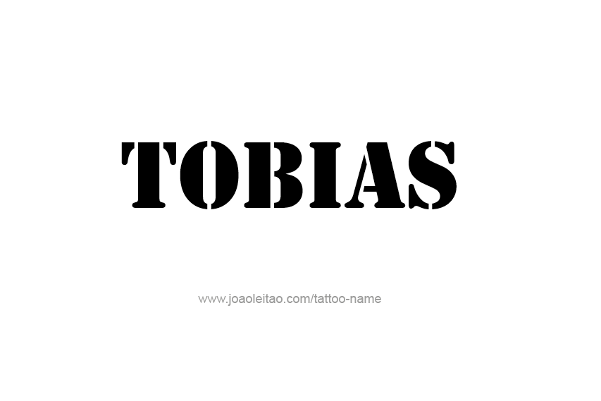 Tattoo Design  Name Tobias   