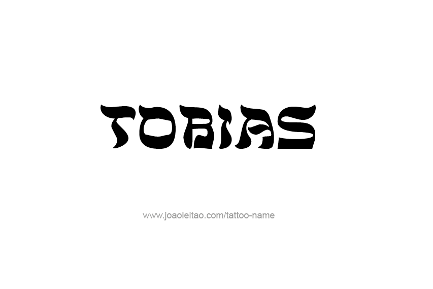 Tattoo Design  Name Tobias   