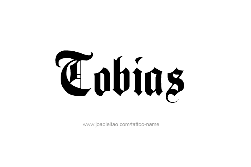 Tattoo Design  Name Tobias   