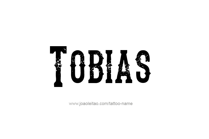 Tattoo Design  Name Tobias   