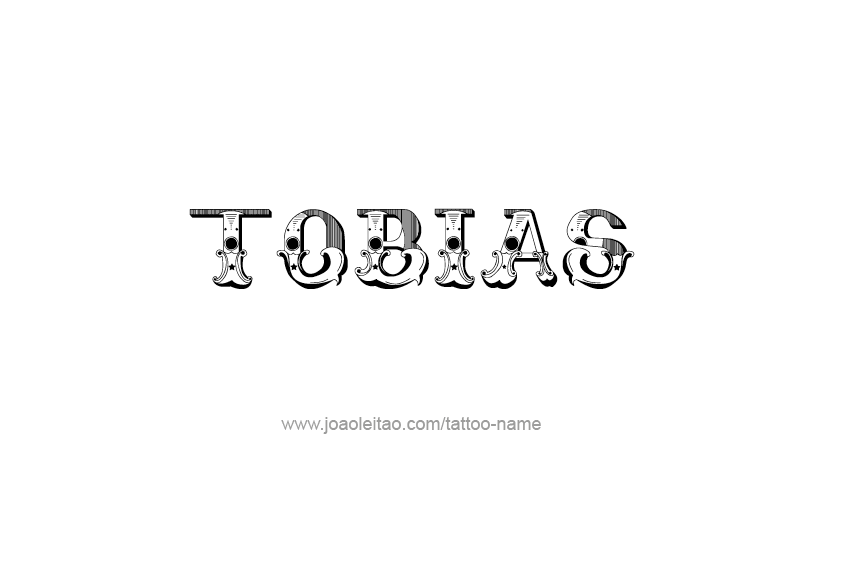 Tattoo Design  Name Tobias   