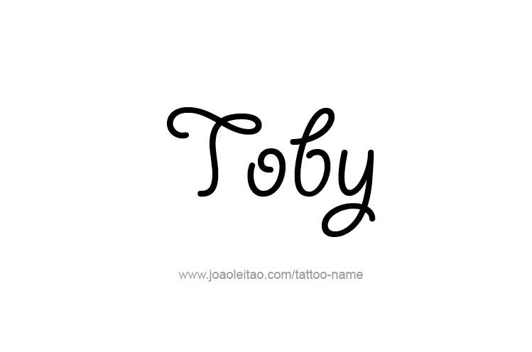 Tattoo Design  Name Toby   