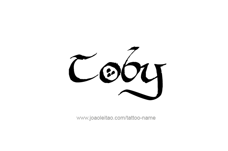 Tattoo Design  Name Toby   