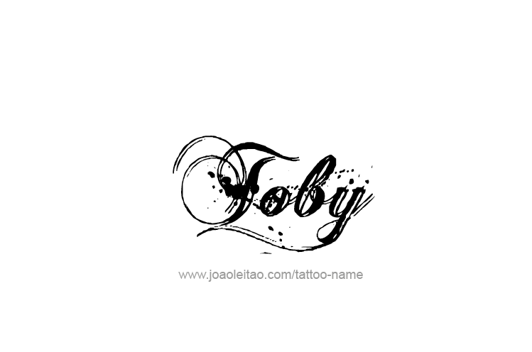 Tattoo Design  Name Toby   