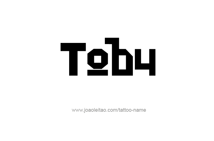 Tattoo Design  Name Toby   