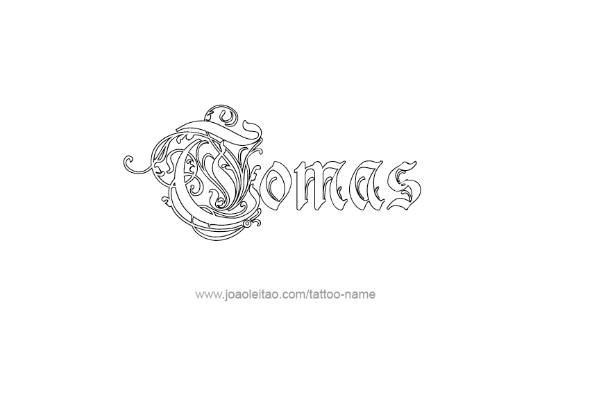 Tattoo Design  Name Tomas   