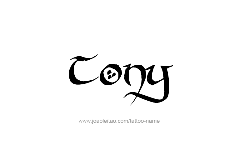 Tattoo Design  Name Tony   