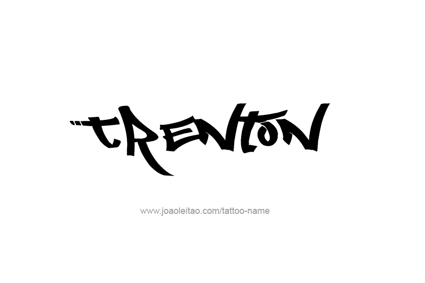 Tattoo Design  Name Trenton   