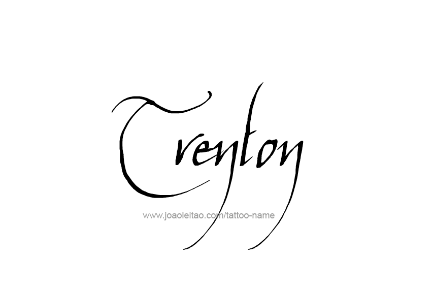 Tattoo Design  Name Trenton   