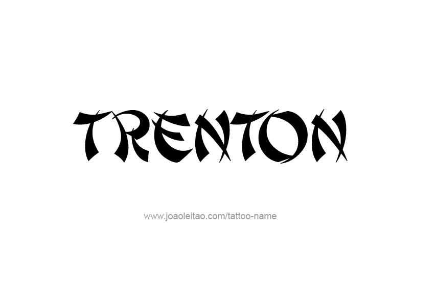 Tattoo Design  Name Trenton