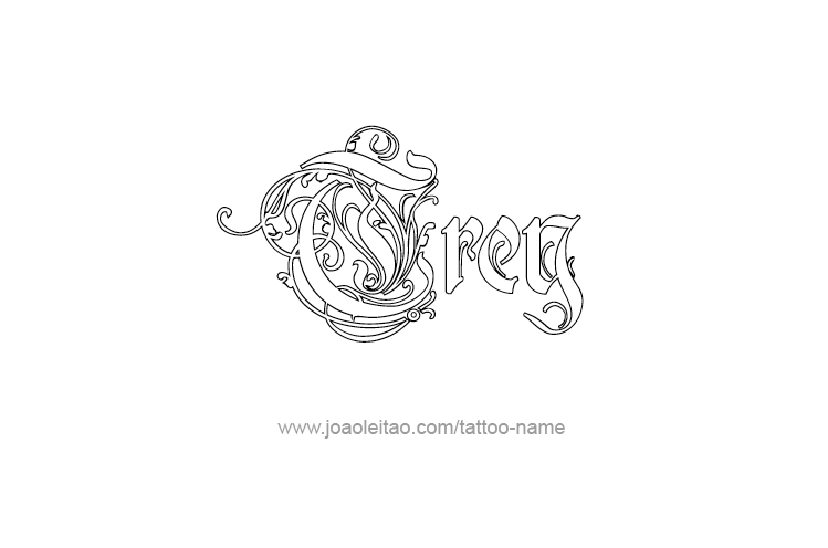 Tattoo Design  Name Trey   