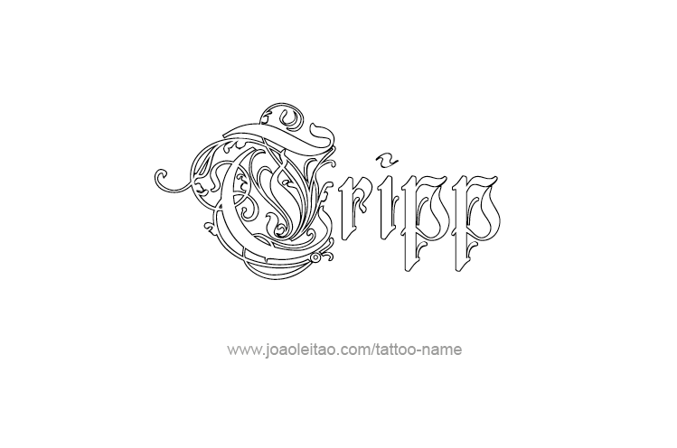 Tattoo Design  Name Tripp   