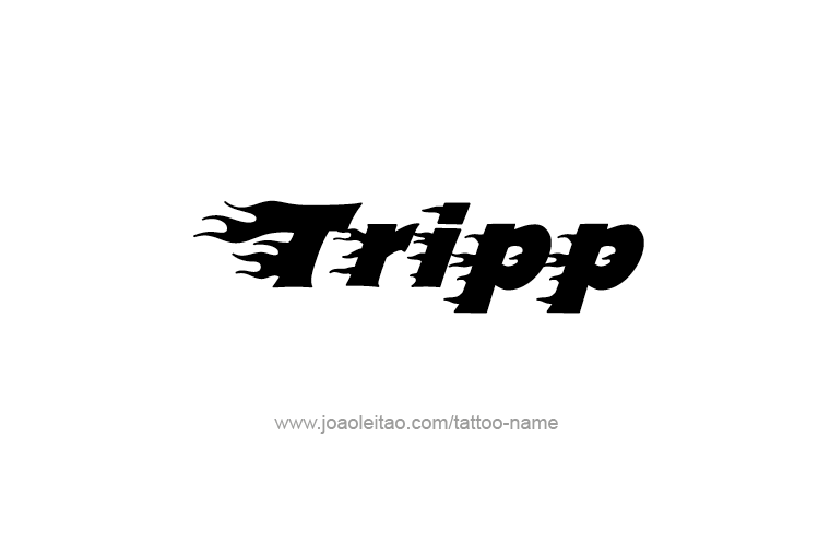 Tattoo Design  Name Tripp   