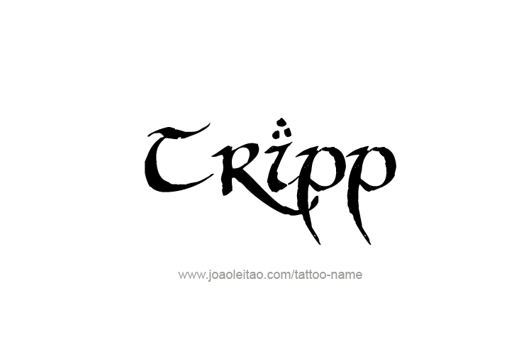 Tattoo Design  Name Tripp   