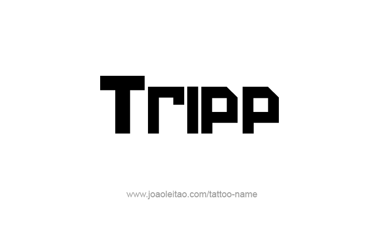 Tattoo Design  Name Tripp   