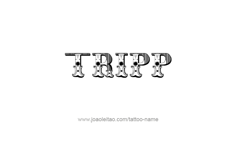 Tattoo Design  Name Tripp   