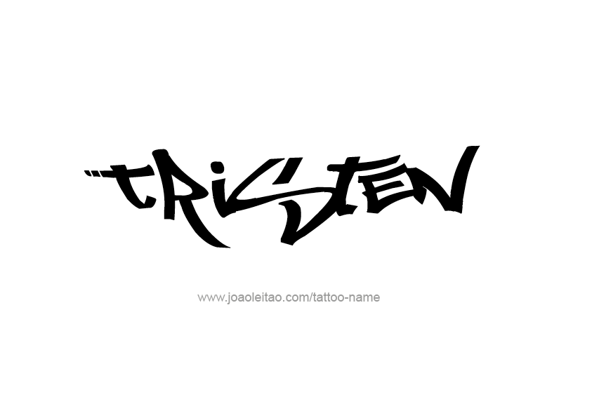 Tattoo Design  Name Tristen   