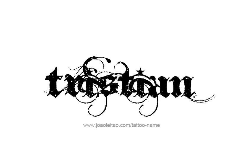 Tattoo Design  Name Tristian   