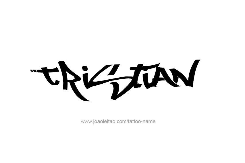 Tattoo Design  Name Tristian   