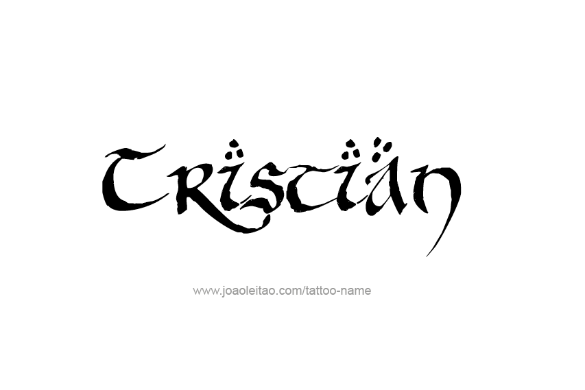 Tattoo Design  Name Tristian   