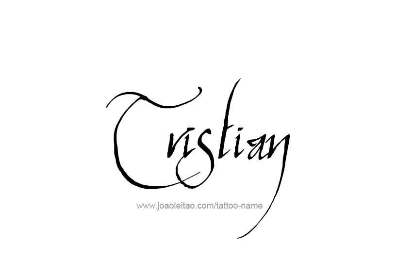 Tattoo Design  Name Tristian   