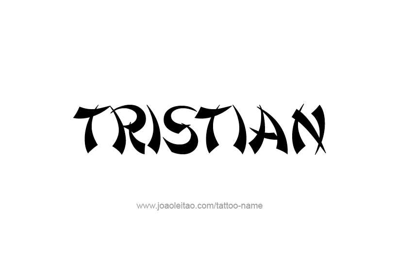 Tattoo Design  Name Tristian