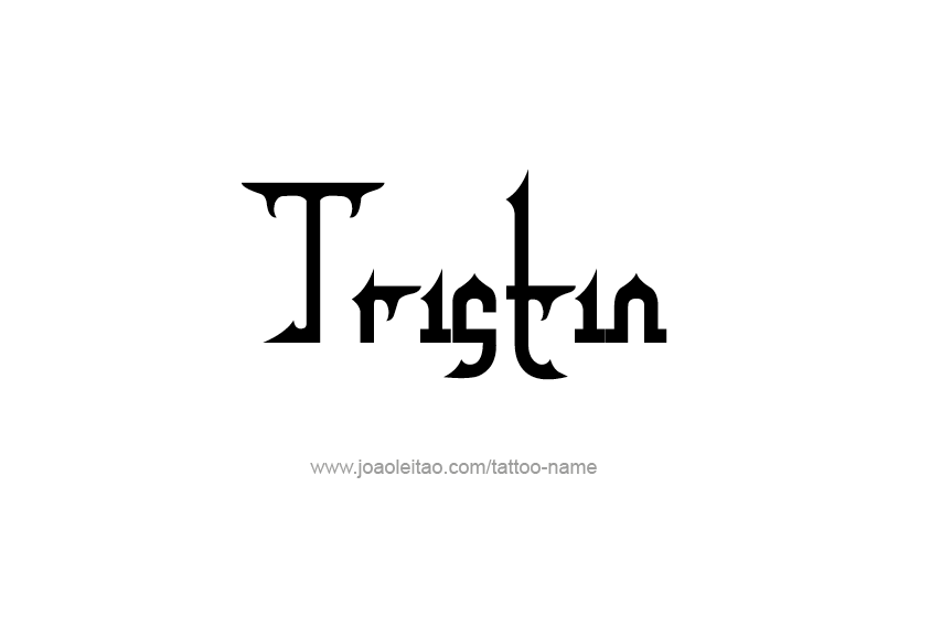 Tattoo Design  Name Tristin   