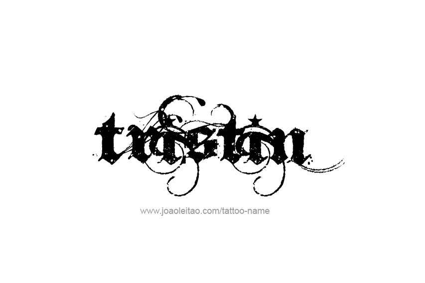 Tattoo Design  Name Tristin   