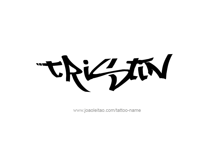 Tattoo Design  Name Tristin   